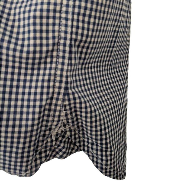 H&M L.O.G.G. MENS SIZE MED  BLUE & WHITE  CHECK LONG SLEEVE BUTTON DOWN SHIRT - Picture 8 of 11